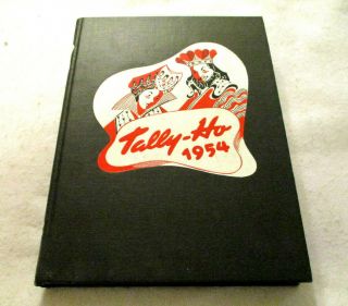 1954 Florida State University Tally Ho Vintage Yearbook Fsu Tallahassee