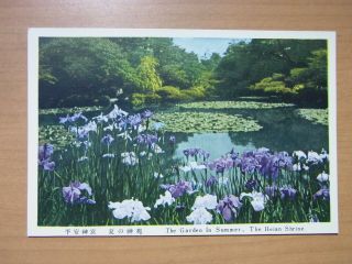 Antique Postcard Japan/heianshrine/garden In Summer