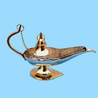 Handicraft Vintage Antique Décor Collectible Decorative Art Aladdin Lamp Ba 01