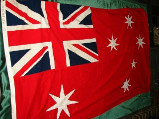 Vintage Australian Red Ensign Flag.  Multi - Piece 4x6 Ft.  Flag -