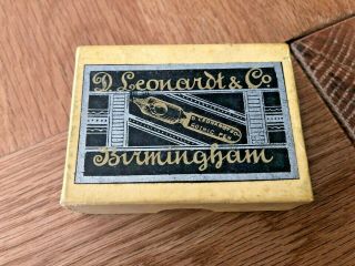 Antique - D.  Leonardt & Co.  - Dip Pen Nibs Box - Birmingham - Nº4