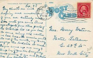 1926 JERSEY POSTCARD: PEOPLE BATHING,  HIGHLAND BEACH,  NJ 2