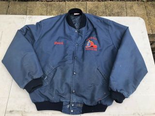 Vtg Detroit Fire Dept Coat Jacket Uniform Michigan Firefighter Antique Prop Xl