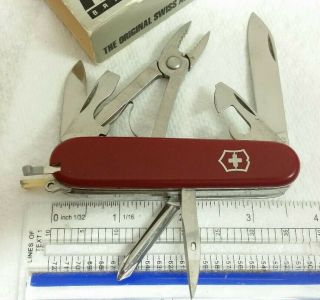 Victorinox Mechanic Swiss Army Knife,  Red,  And Paperwork