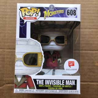 Funko Pop Universal Monsters The Invisible Man 608 Walgreens Exclusive