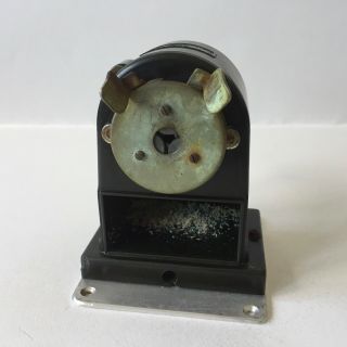 Vintage A.  W.  Faber Castell 52/14 Pencil Desktop Sharpener Black Bakelite Germany