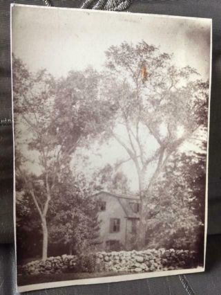 Antique 1800s Cabinet Card Photo Hale Bancroft House Salem Witch Trials Beverly