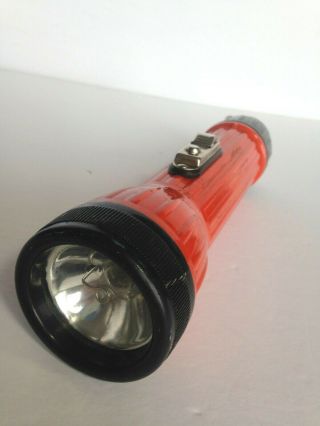 Vintage Bright Star 2217 Flashlight Metal Switch Made In Usa Collectible