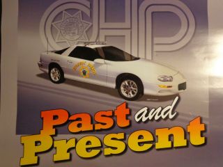 California Highway Patrol (CHP) DWI Poster - Past and Present Police Cars - Rare 5