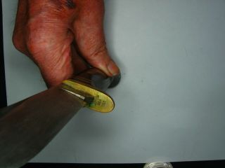 WESTERN USA W36 LEATHER Sheath looks 10 INCH HUNTING KNIFE good shape 6