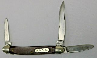 John Primble Belknap 934 Delrin Old Timer Stockman 3 Blade Knife
