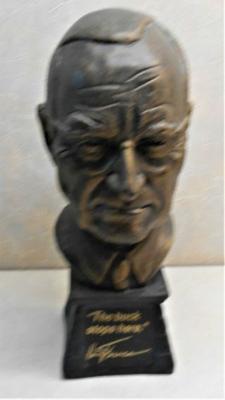President Harry S.  Truman " The Buck Stops Here " 9 " Bust By 3 - D Politics 1997