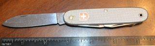 1991 Wenger Switzerland Delemont Soldier Alox Swiss Army Knife 91 4