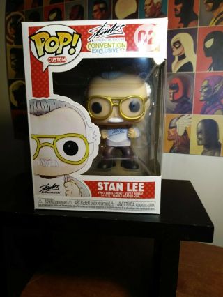 Stan Lee 02 Convention Exclusive Funko Pop Custom 2018 Marvel