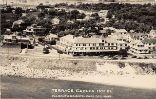 C58/ Cape Cod Massachusetts Ma Rppc Real Photo Postcard C50 Terrace Gables Hotel