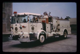 Montclair Ca 1970 Crown Pumper F1616 Fire Apparatus Slide