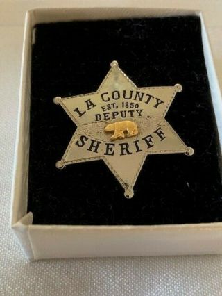Los Angeles County Sheriff Lee Baca Lapel Pin - Sheriff Star