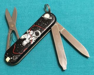 Victorinox Swiss Army Pocket Knife - Limited 2017 Classic SD - Space Walk Design 2