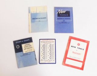 Vintage Machinist Catalogs Starrett Browne & Sharp C1940 