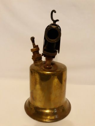 VINTAGE BRASS BLOW TORCH CLAYTON AND LAMBERT MFG Co protection 2