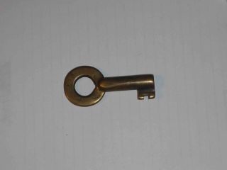 Brass Antique Lock Key - Marked Panhandle A&w Co P 283 S