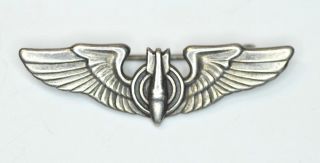 Wwii Usaaf Army Air Corps Bombardier Bomber Sterling Wings Ww2 1 3/8 " Rare Size