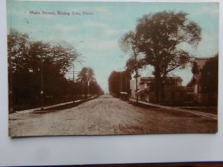 Rising Sun,  Ohio Main Street Postcard