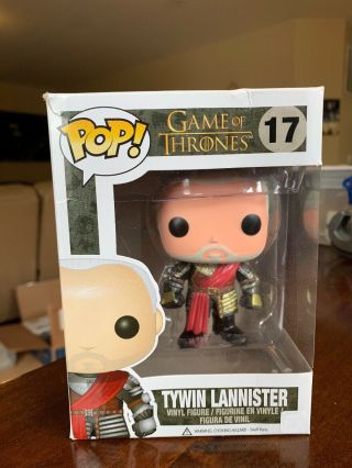 Funko Pop Tywin Lannister Gold Armor Game Of Thrones 17 Vinyl Figure Vaulted