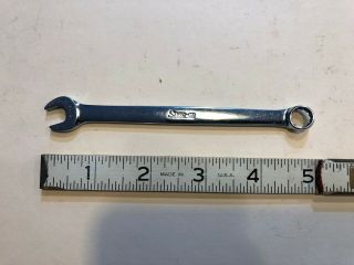 Vintage Snap - On Usa Oex100 5/16 " Combination Wrench - Open End &12 Point Box