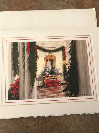 President Ronald Reagan 1988 Official White House Christmas Card Blank Envelope