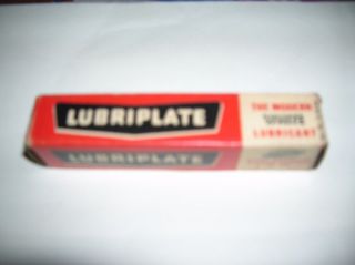 Vintage Lubriplate White Lubricant In 25 Cent Box Fiske Brothers