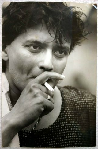 Bollywood Star Actor - Mithun Chakraborty - Rare Photo Photograph 10 X 16 Cms