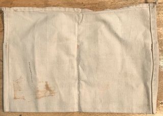Vintage Larsons ' Lumber Carpenters Nail Apron - Cloth with Strings - Advertising 3