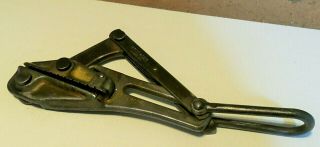 Klein & Sons Vintage 1611 - 40 Chicago Made In Usa Wire Cable Grip Puller 8000 Lbs
