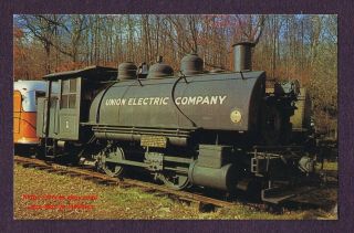 Lmh Postcard Union Electric Co 0 - 4 - 0 Baldwin 0 - 4 - 0t 1 Saddle Tank Switcher Steam