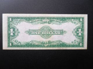 US $1 silver certificate Large note 1923 Blue almost Uncirculated 2