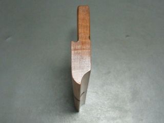 Wooden Moulding Plane Side Round Vintage Old Tool By Sims