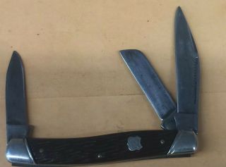 John Primble,  Belknap Hdw.  & Mfg.  Co.  5371 Stockman 3 Blade Pocket Knife