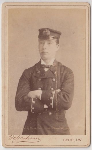 Maritime Cdv - Ryde,  Isle Of Wight,  A Young Royal Navy Officer