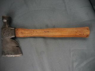 Vintage Van Camp Trademark Hatchet Hammer Axe Indianapolis Ind Usa Tool