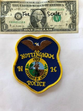 Nottingham Hampshire Police Patch Un - Sewn In Great Shape
