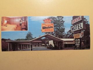 Best Western Siesta Motel Ridgeland South Carolina Vintage Oversized Postcard
