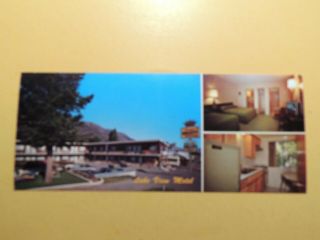 Best Western Lake View Motel Lee Vining California Vintage Oversized Postcard