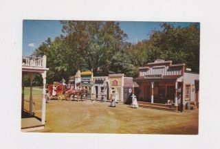 Vintage Upper Jay,  N.  Y.  Land Of Make Believe,  Old West Cactus Flats Post Card