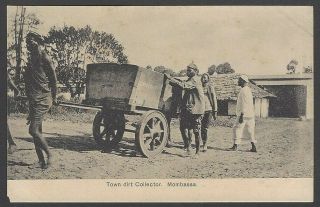 Mombasa Kenya Vintage Postcard Town Dirt Collector
