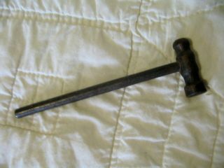 Estate Vintage Unmarked Brass Hammer - 5 3/4 In.