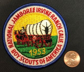 1953 Bsa Boy Scouts Of America National Jamboree Jsp Irvine Ranch Pocket Patch