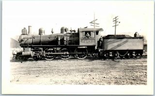 Vintage Cumberland & Pennsylvania Railroad Photo Rppc Postcard Locomotive 10