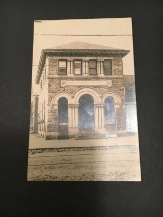 Catonsville Maryland Md First National Bank Rppc Postcard
