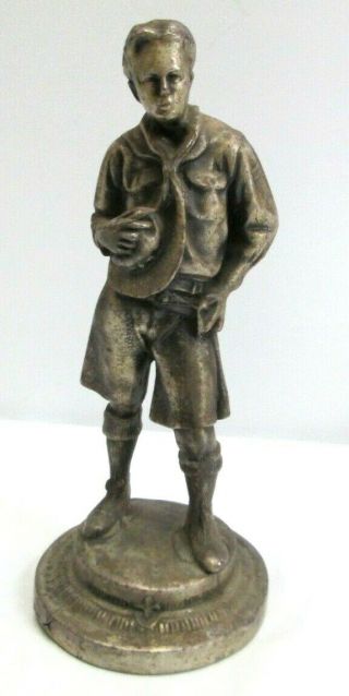 Rare Boy Scout Trophy Award Statue 8 1/2 "